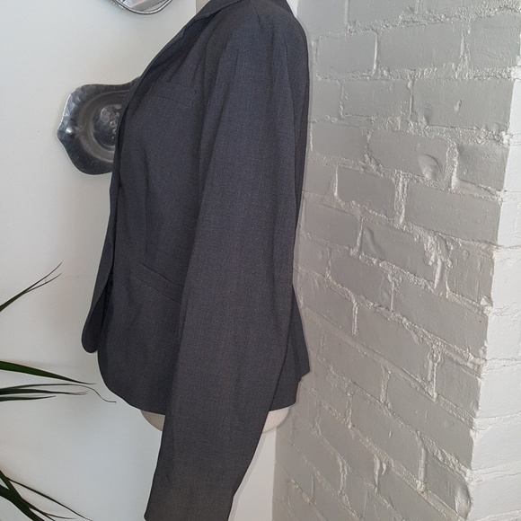 Calvin Klein size 10 Blazer charcoal grey - Picture 3 of 6